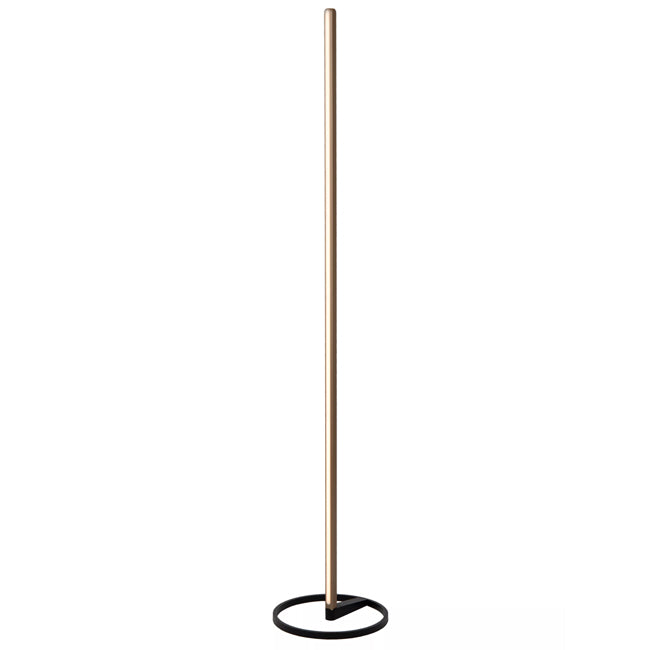 Lámpara de pie aluminio café Ø29,7x15,5 cm 22W - LULP0114