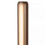 Lámpara de pie aluminio café Ø29,7x15,5 cm 22W - LULP0114