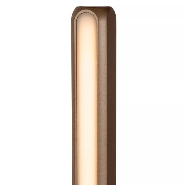 Lámpara de pie aluminio café Ø29,7x15,5 cm 22W - LULP0114