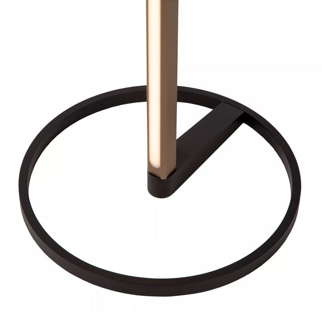 Lámpara de pie aluminio café Ø29,7x15,5 cm 22W - LULP0114