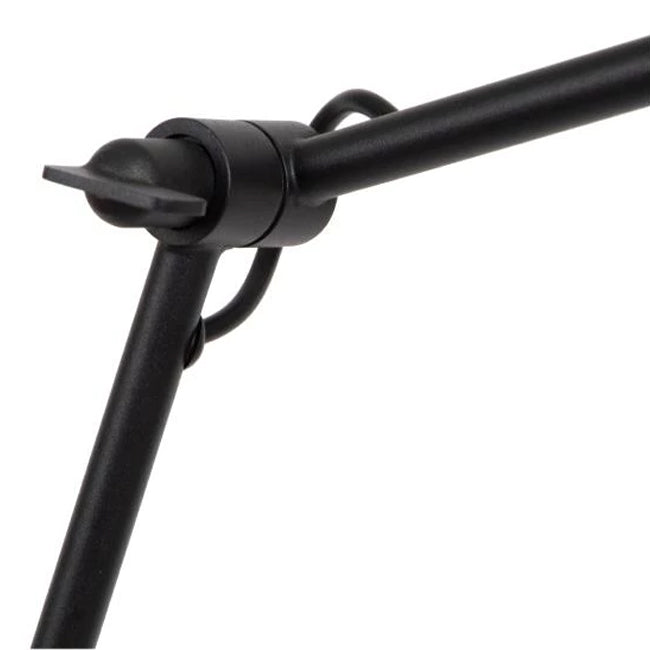 Lámpara de pie metal negro  Ø25x14,3 cm 8W LED - LULP0115
