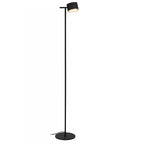 Lámpara de pie metal negro dimeable  Ø20x1.30cm 9W LED - LULP0120