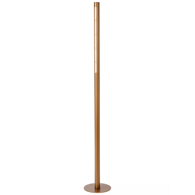 Lámpara de pie aluminio bronce Ø21x1,40 cm dimeable 18W LED - LULP0123
