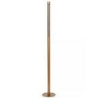 Lámpara de pie aluminio bronce Ø21x1,40 cm dimeable 18W LED - LULP0123