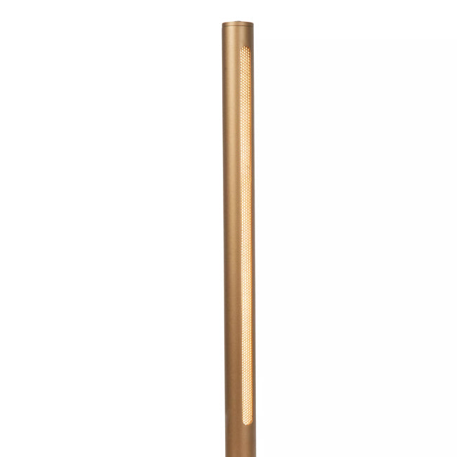 Lámpara de pie aluminio bronce Ø21x1,40 cm dimeable 18W LED - LULP0123