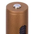 Lámpara de pie aluminio bronce Ø21x1,40 cm dimeable 18W LED - LULP0123