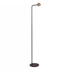 Lámpara de pie de aluminio café negro Ø22x143 cm 6,3W  2700K - LULP0127