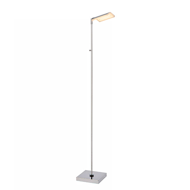 Lámpara de pie metal cromo 20x1,40 cm LED 12W - LULP0128
