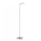 Lámpara de pie metal cromo 20x1,40 cm LED 12W - LULP0128