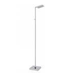 Lámpara de pie metal cromo 20x1,40 cm LED 12W - LULP0128