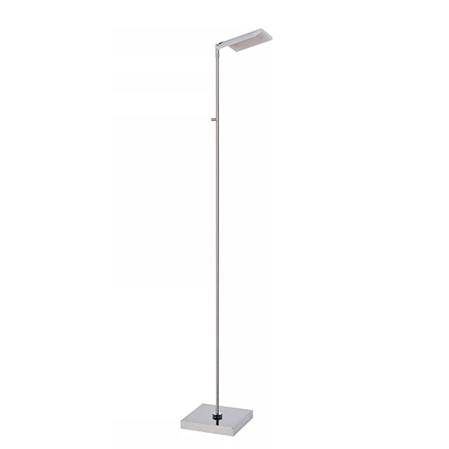 Lámpara de pie metal cromo 20x1,40 cm LED 12W - LULP0128