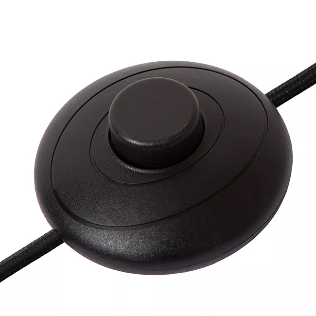Lámpara de pie metal negro vidrio naranja Ø40x1,50 cm 3 luces G9 - LULP0129