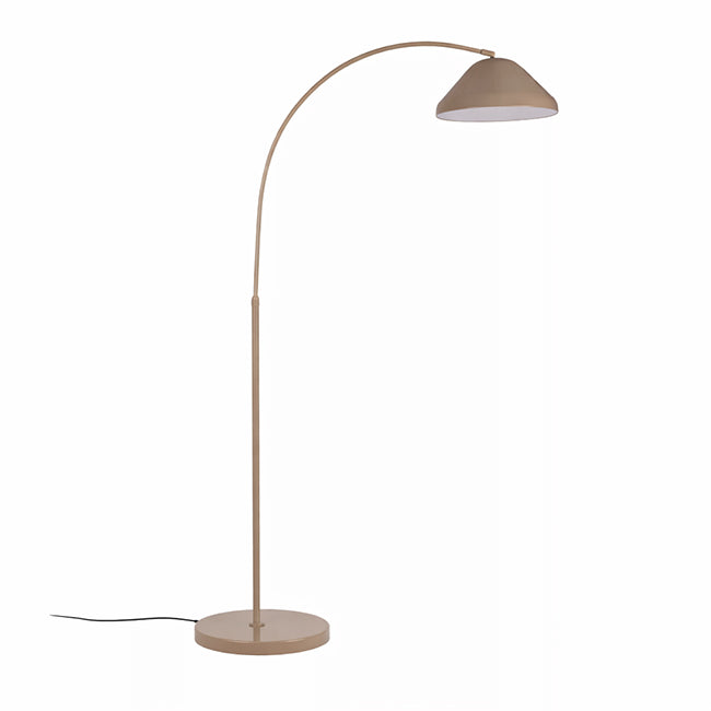 Lámpara de pie metal taupe Ø40x210 cm E27- LULP0131