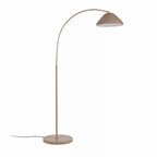 Lámpara de pie metal taupe Ø40x210 cm E27- LULP0131