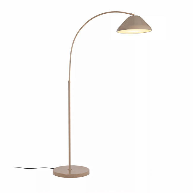 Lámpara de pie metal taupe Ø40x210 cm E27- LULP0131