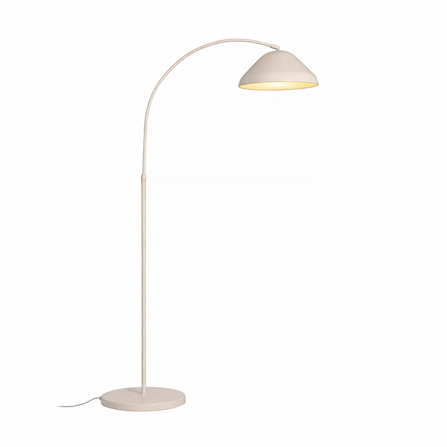 Lámpara de pie metal beige Ø40x210cm E27- LULP0132