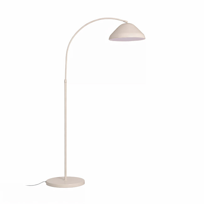 Lámpara de pie metal beige Ø40x210cm E27- LULP0132