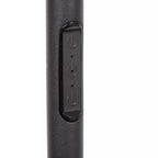 Lámpara de pie metal negro 2x12W con lector de 1x3W cm LED - LULP0133