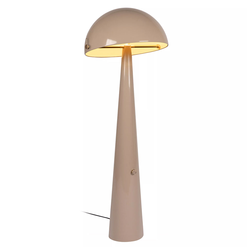 Lámpara de pie metal taupe Ø52,6x1,42 cm E27 - LULP0136