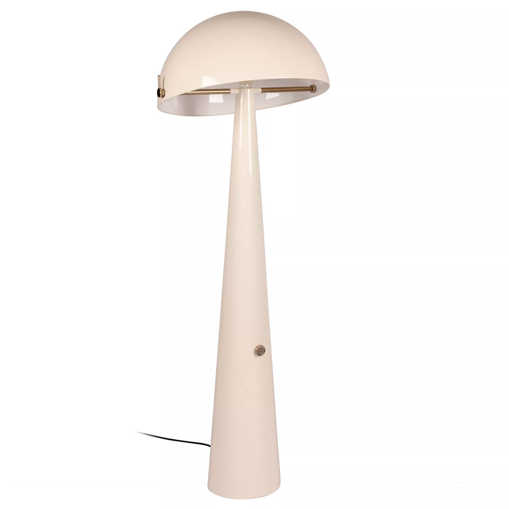Lámpara de pie metal beige Ø52,6x1,42 cm E27 - LULP0137