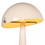 Lámpara de pie metal beige Ø52,6x1,42 cm E27 - LULP0137