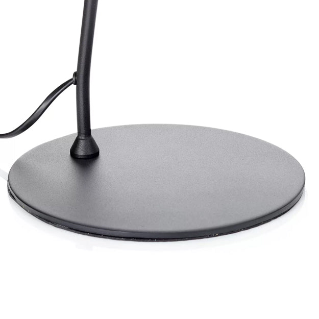 Lámpara sobremesa metal negro Ø 20x50 cm E14 - LULS0008