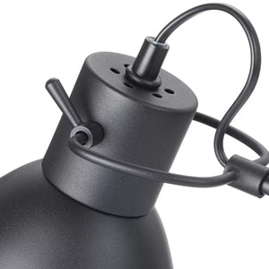 Lámpara sobremesa metal negro Ø 20x50 cm E14 - LULS0008