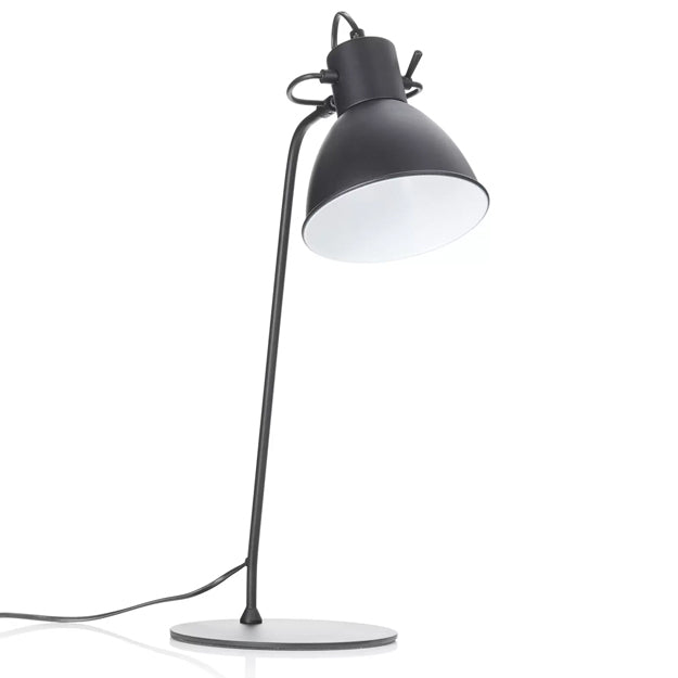 Lámpara sobremesa metal negro Ø 20x50 cm E14 - LULS0008
