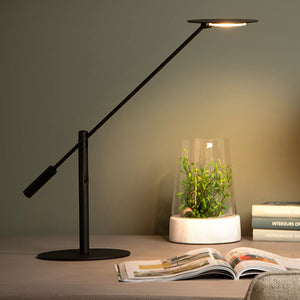 Lámpara sobremesa metal negro Ø 18x46 cm LED 9W - LULS0068