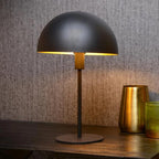 Lámpara de mesa mesa negro Ø25x40cm  E14- LULS0113