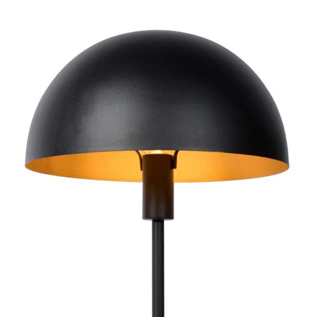 Lámpara de mesa mesa negro Ø25x40cm  E14- LULS0113