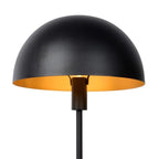 Lámpara de mesa mesa negro Ø25x40cm  E14- LULS0113