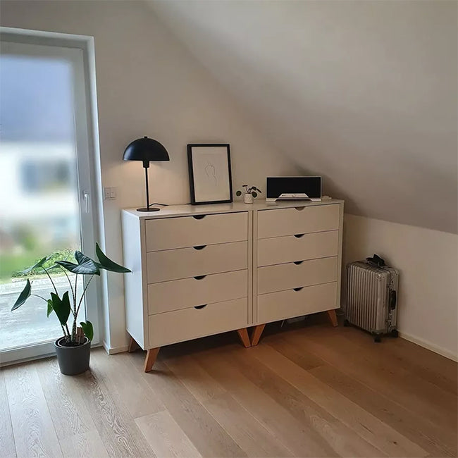 Lámpara de mesa mesa negro Ø25x40cm  E14- LULS0113