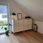 Lámpara de mesa mesa negro Ø25x40cm  E14- LULS0113