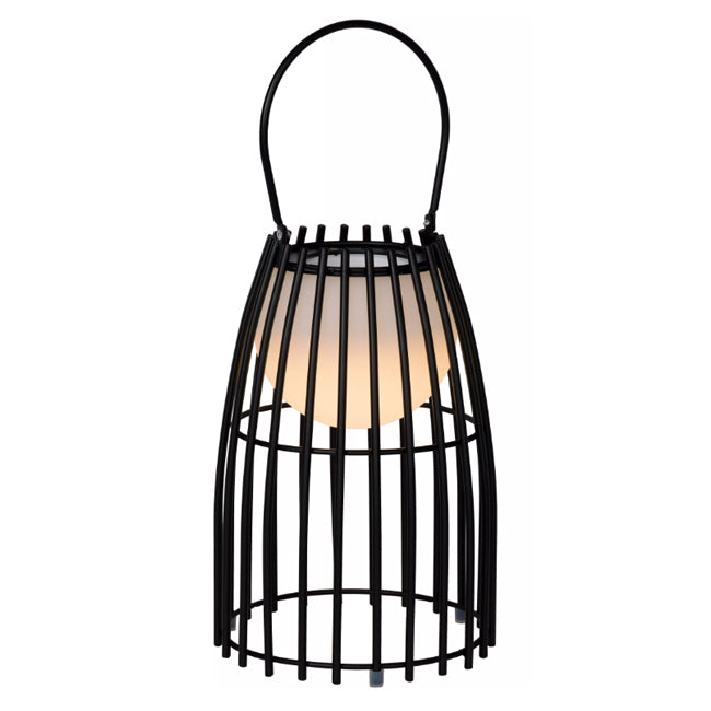 Lámpra sobremesa metal negro Ø 13 cm LED 3W 2800 K IP44 - LULS0126