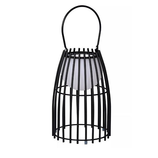 Lámpra sobremesa metal negro Ø 13 cm LED 3W 2800 K IP44 - LULS0126