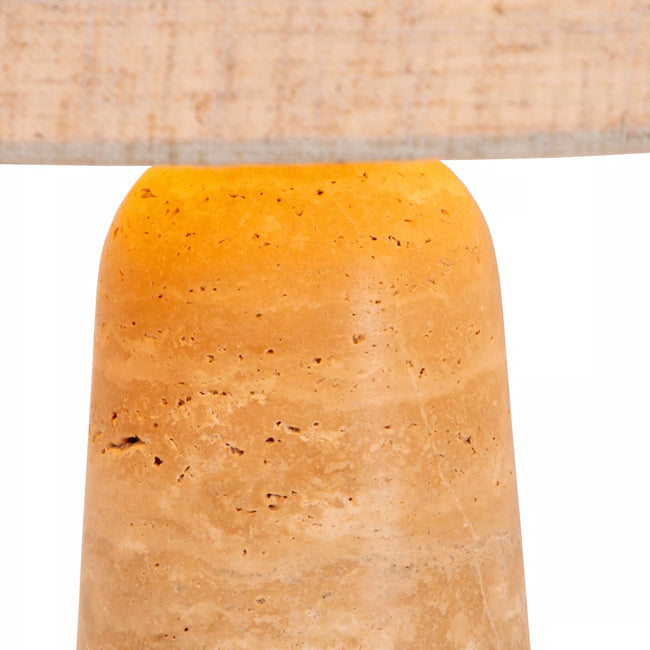 Lámpara de mesa travertino taupe  Ø 30x47,5 cm E27 -  LULS0127