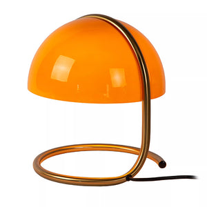 Lámpara sobremesa metal vidrio naranjo claro bronce Ø 23,5 cm  E27 - LULS0130