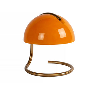 Lámpara sobremesa metal vidrio naranjo claro bronce Ø 23,5 cm  E27 - LULS0130