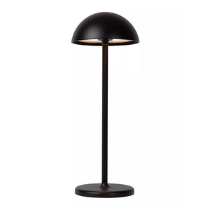 Lámpara sobremesa exterior negro recargable Ø12x32 cm LED 1,5W - LULS0137