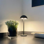 Lámpara sobremesa exterior negro recargable Ø12x32 cm LED 1,5W - LULS0137
