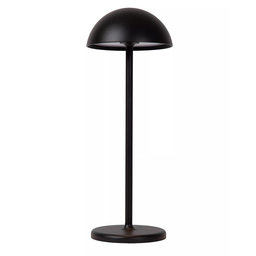 Lámpara sobremesa exterior negro recargable Ø12x32 cm LED 1,5W - LULS0137