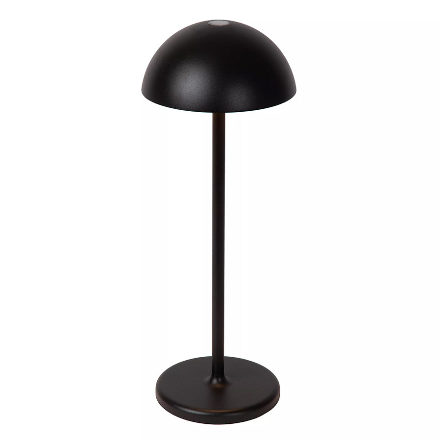Lámpara sobremesa exterior negro recargable Ø12x32 cm LED 1,5W - LULS0137
