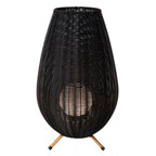 Lámpara sobremesa PVC negro Ø30x50 LED 3W IP44 - LULS0146