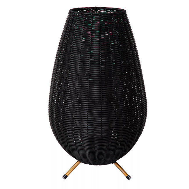 Lámpara sobremesa PVC negro Ø30x50 LED 3W IP44 - LULS0146