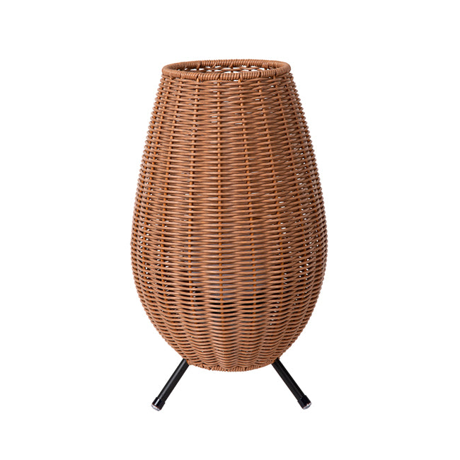 Lámpara sobremesa PVC negro natural Ø22x36 LED 3W IP44 - LULS0152
