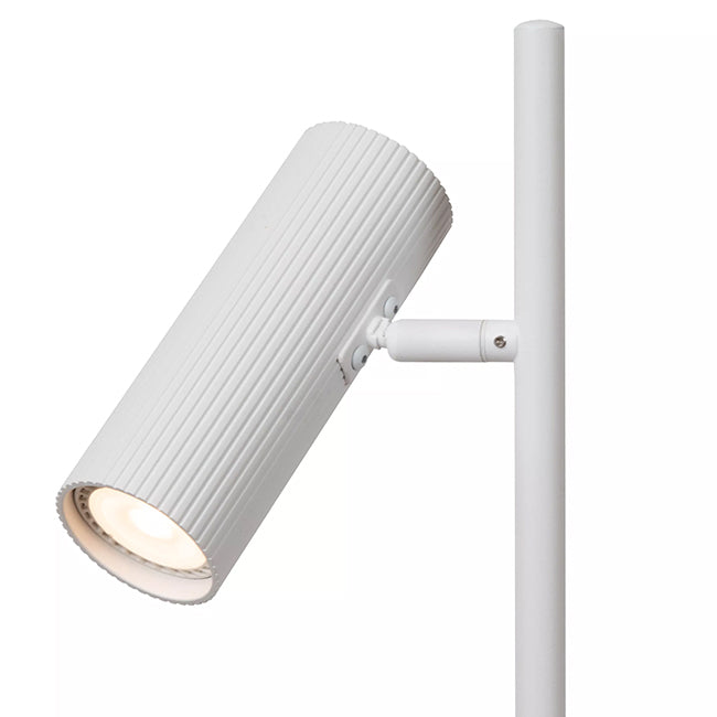 Lámpara sobremesa metal blanco Ø15x42 cm GU10 - LULS0163