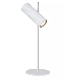 Lámpara sobremesa metal blanco Ø15x42 cm GU10 - LULS0163