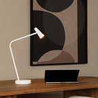 Lámpara sobremesa blanco recargable Ø14x30,5x47,5 cm LED 3W - LULS0175