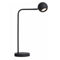 Lámpara sobremesa negro recargable Ø15x30,2x49,6 cm LED 3W - LULS0176